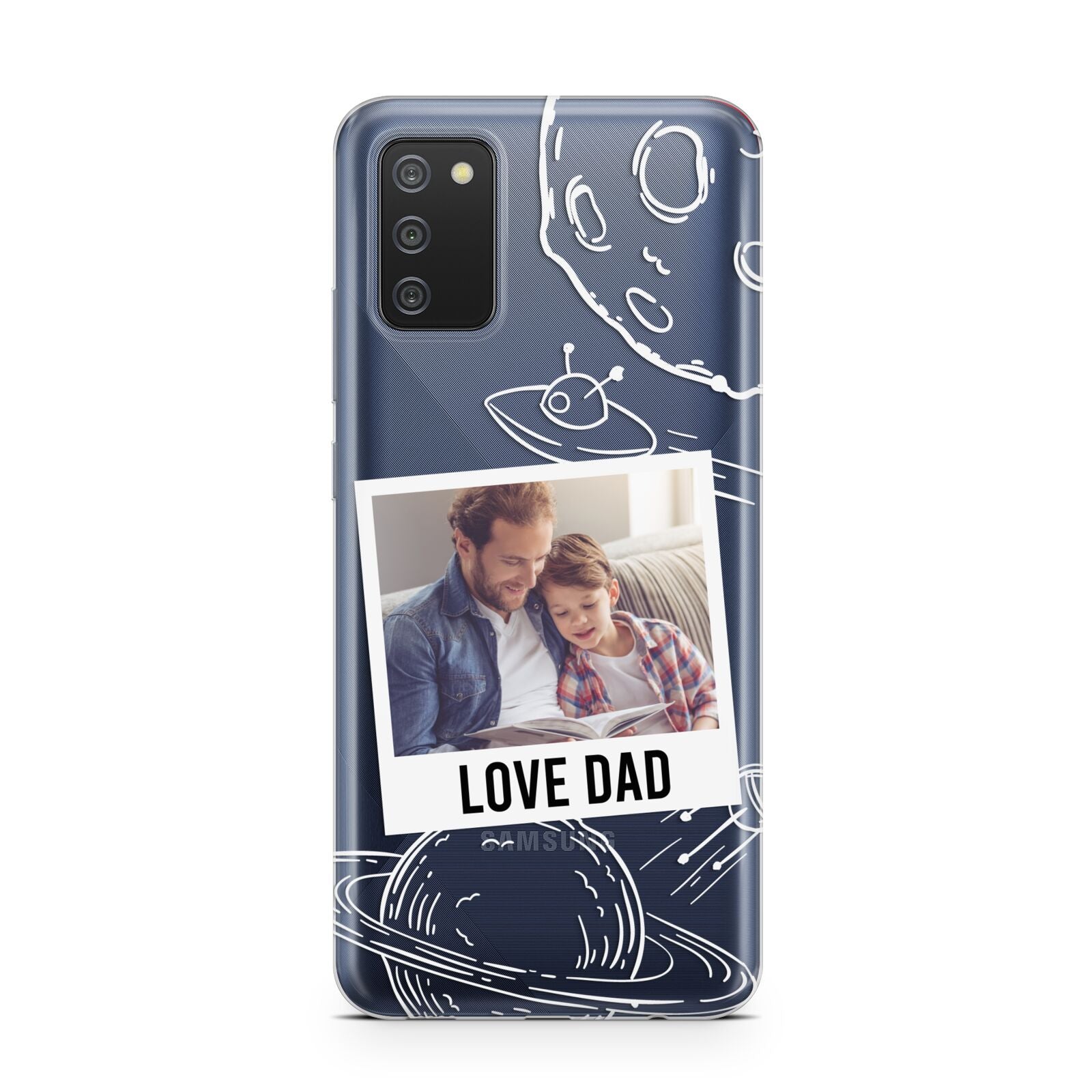 Personalised From Dad Photo Samsung A02s Case