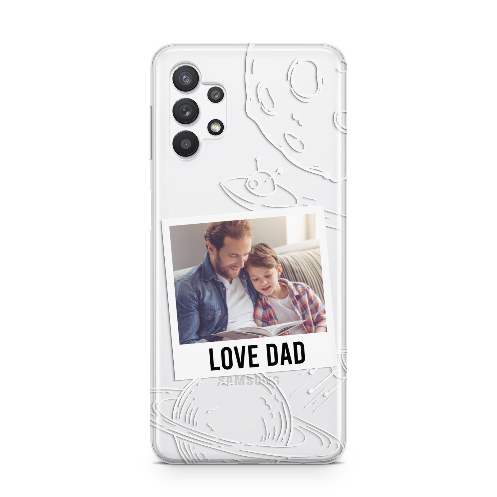 Personalised From Dad Photo Samsung A32 5G Case