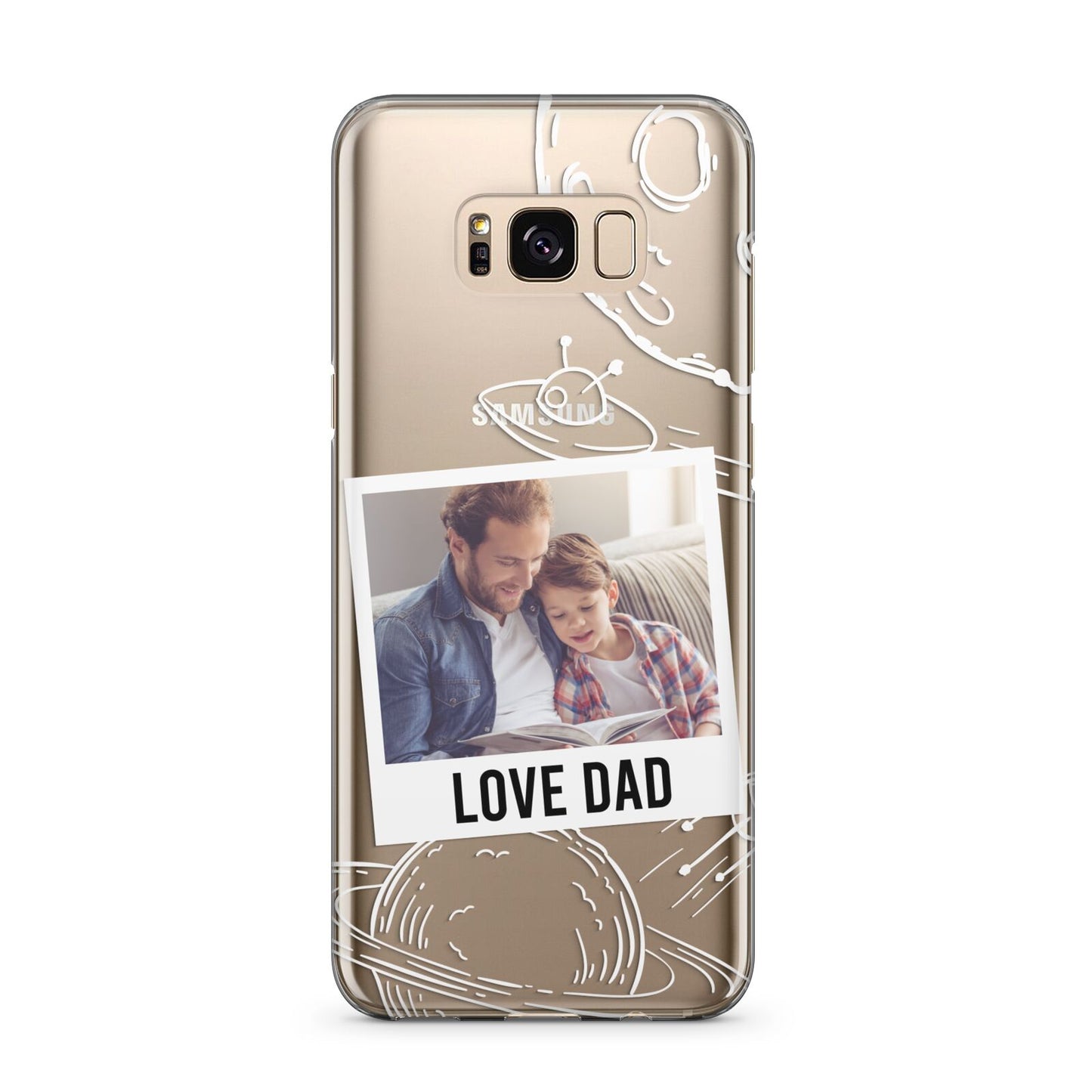 Personalised From Dad Photo Samsung Galaxy S8 Plus Case