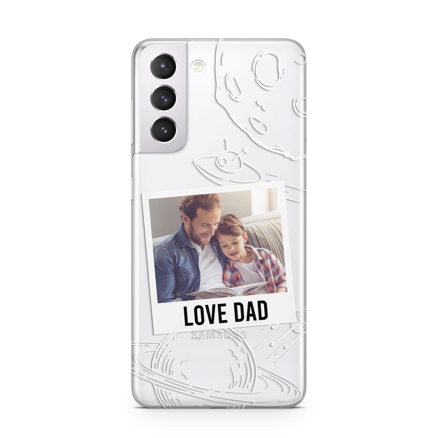 Personalised From Dad Photo Samsung S21 Case