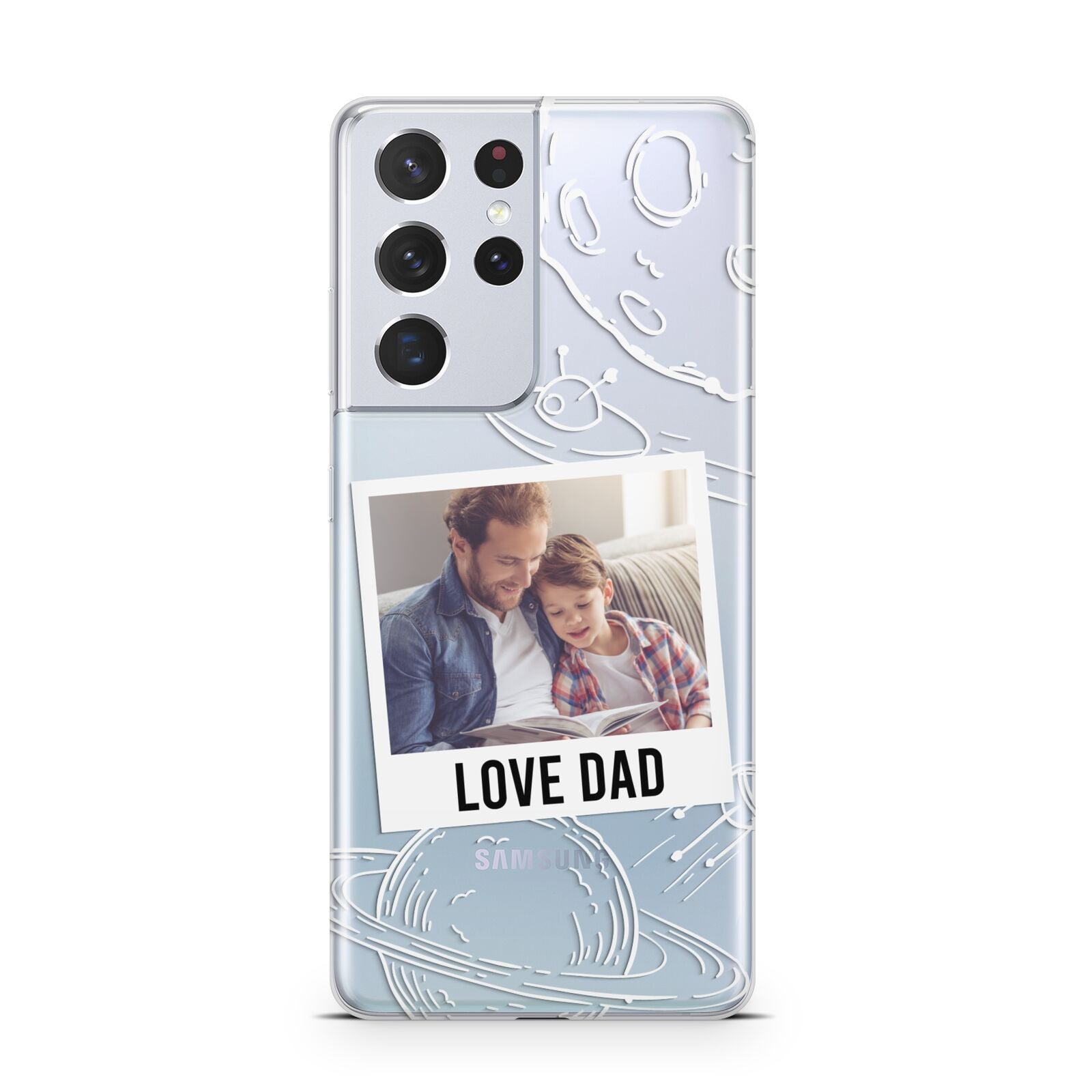 Personalised From Dad Photo Samsung S21 Ultra Case