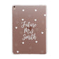 Personalised Future Mrs Apple iPad Rose Gold Case