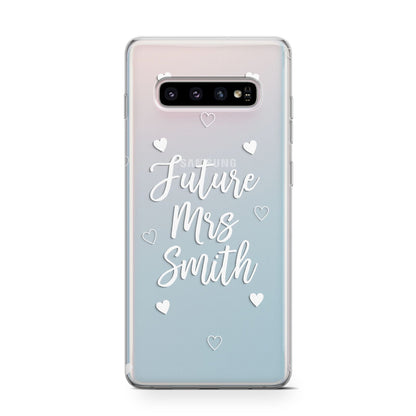 Personalised Future Mrs Samsung Galaxy S10 Case