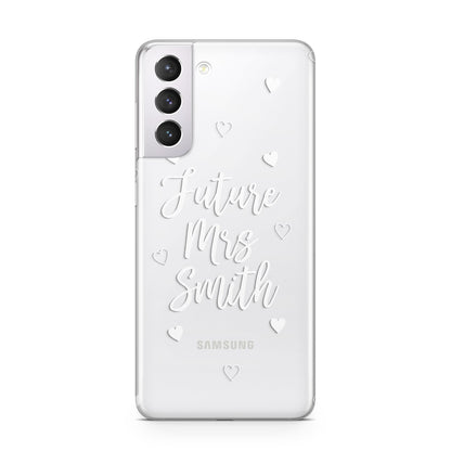 Personalised Future Mrs Samsung S21 Case