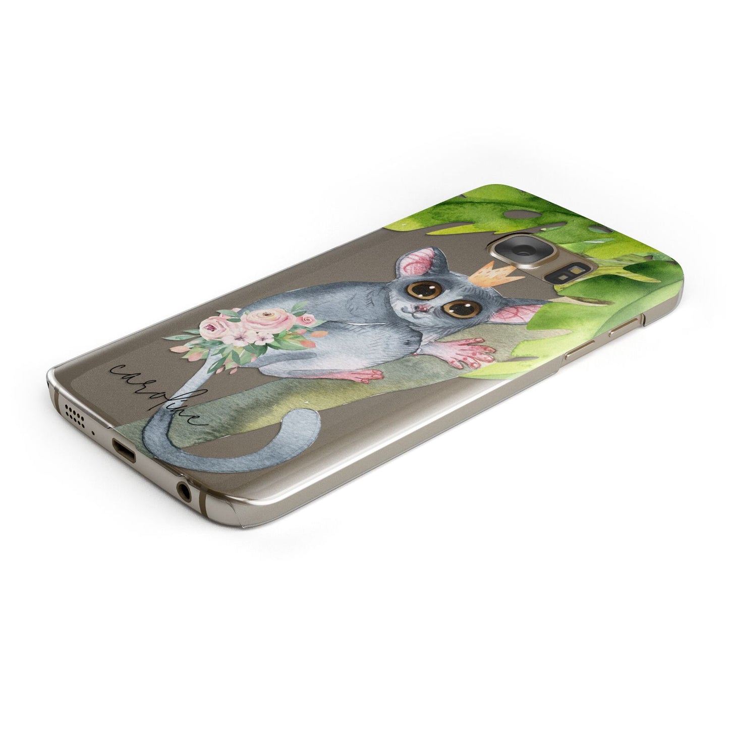 Personalised Galago Protective Samsung Galaxy Case Angled Image