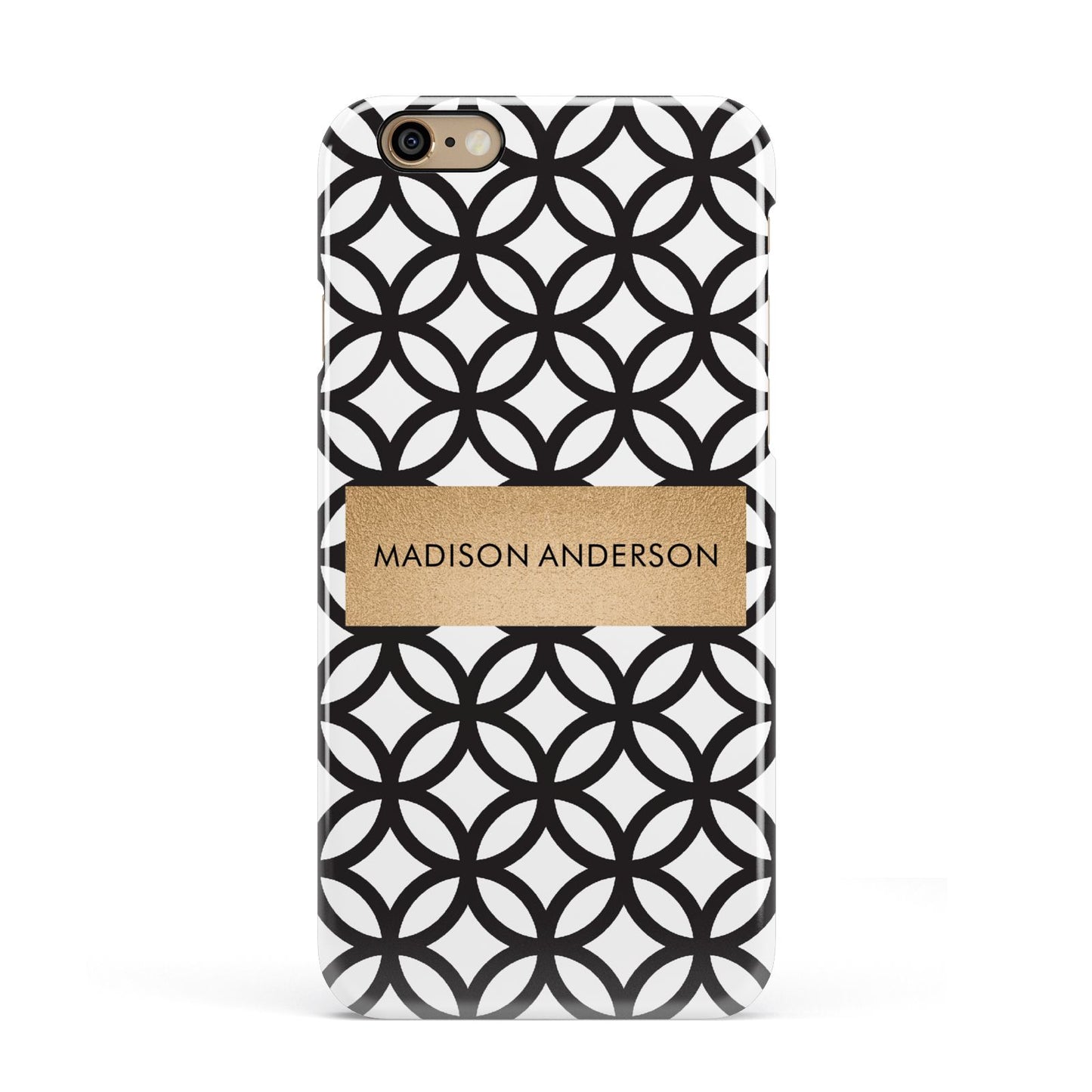 Personalised Geometric Name Or Initials Custom Apple iPhone 6 3D Snap Case