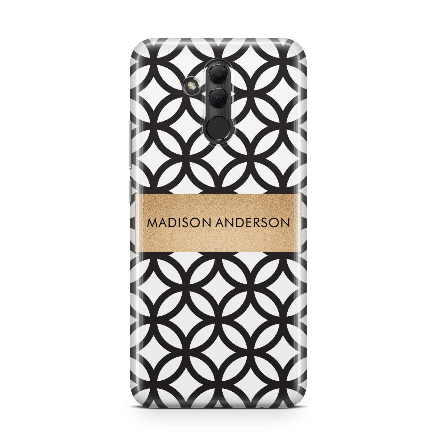 Personalised Geometric Name Or Initials Custom Huawei Mate 20 Lite