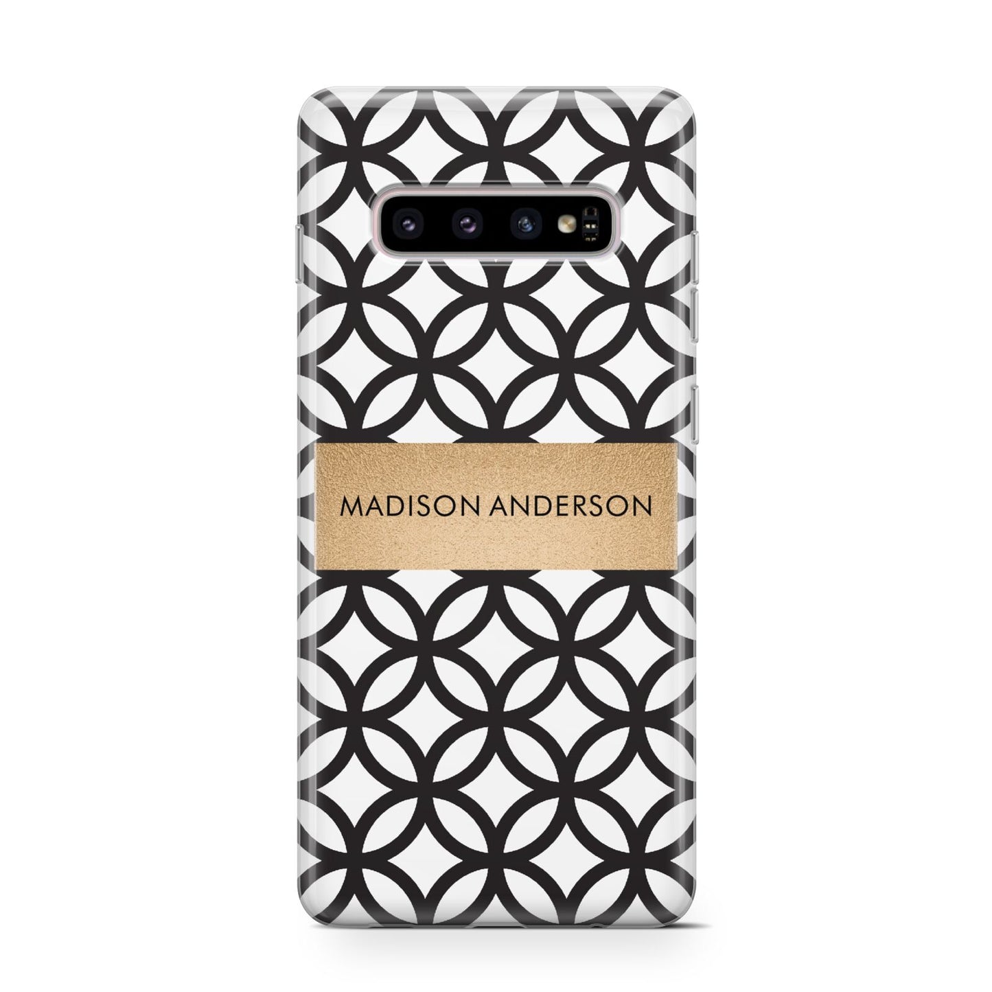 Personalised Geometric Name Or Initials Custom Protective Samsung Galaxy Case