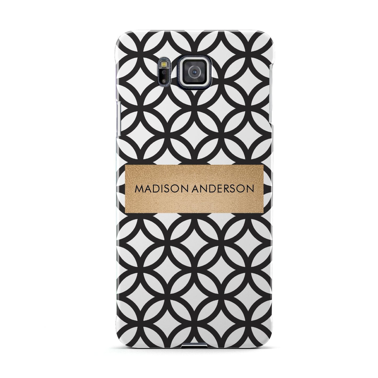 Personalised Geometric Name Or Initials Custom Samsung Galaxy Alpha Case