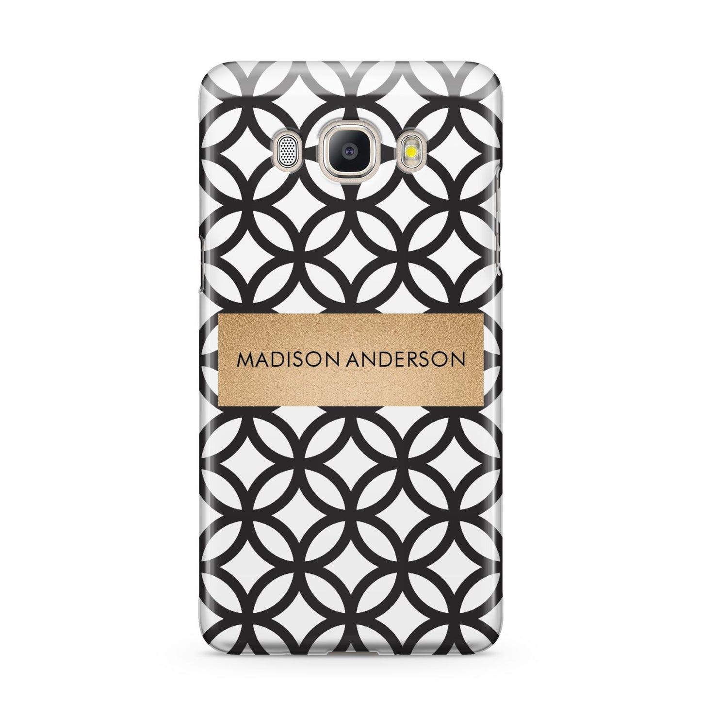 Personalised Geometric Name Or Initials Custom Samsung Galaxy J5 2016 Case