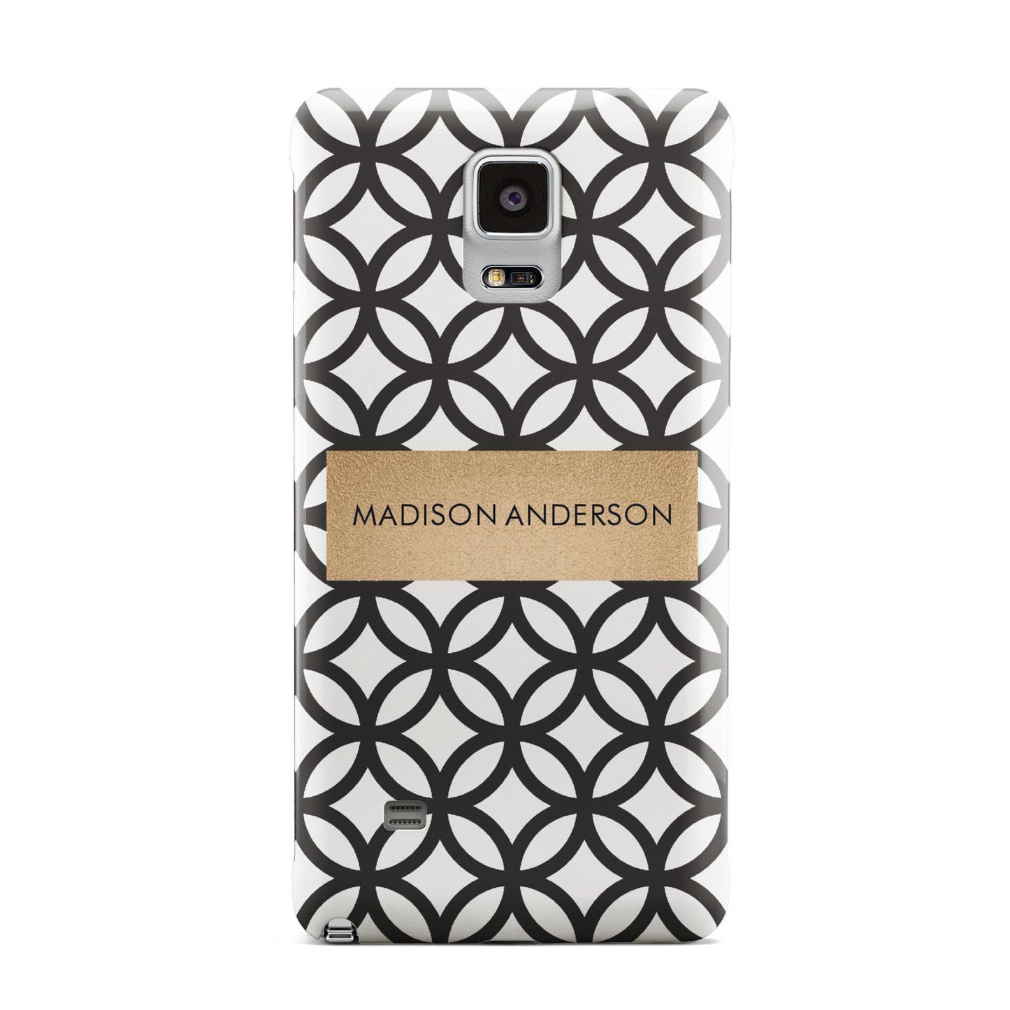 Personalised Geometric Name Or Initials Custom Samsung Galaxy Note 4 Case