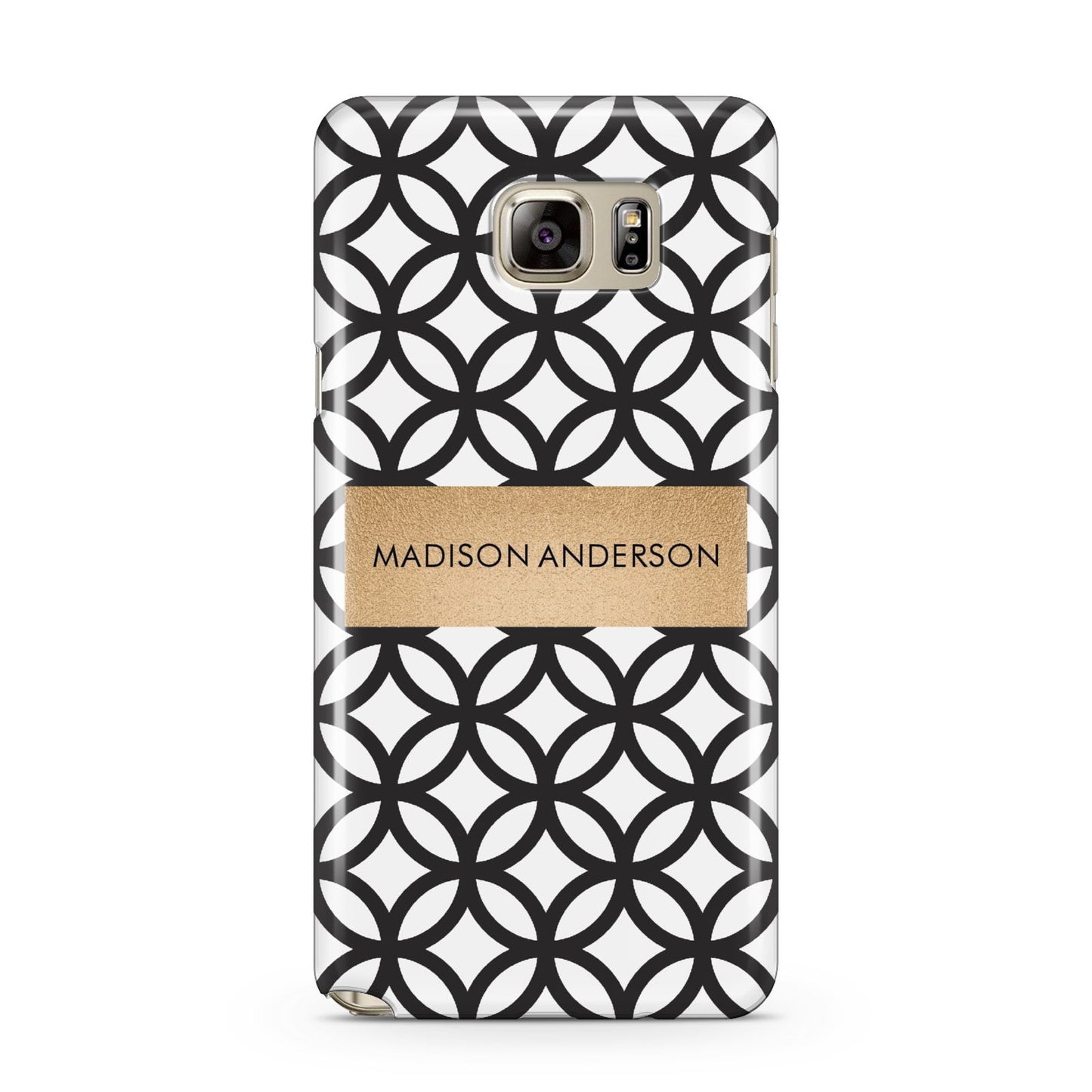 Personalised Geometric Name Or Initials Custom Samsung Galaxy Note 5 Case