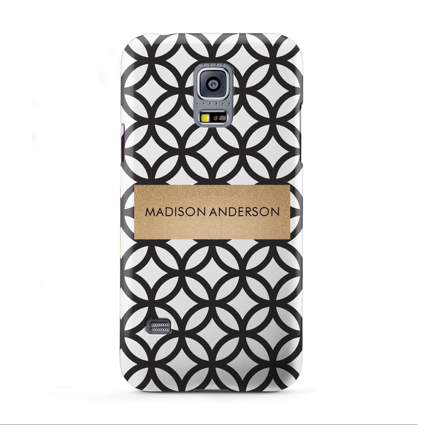 Personalised Geometric Name Or Initials Custom Samsung Galaxy S5 Mini Case