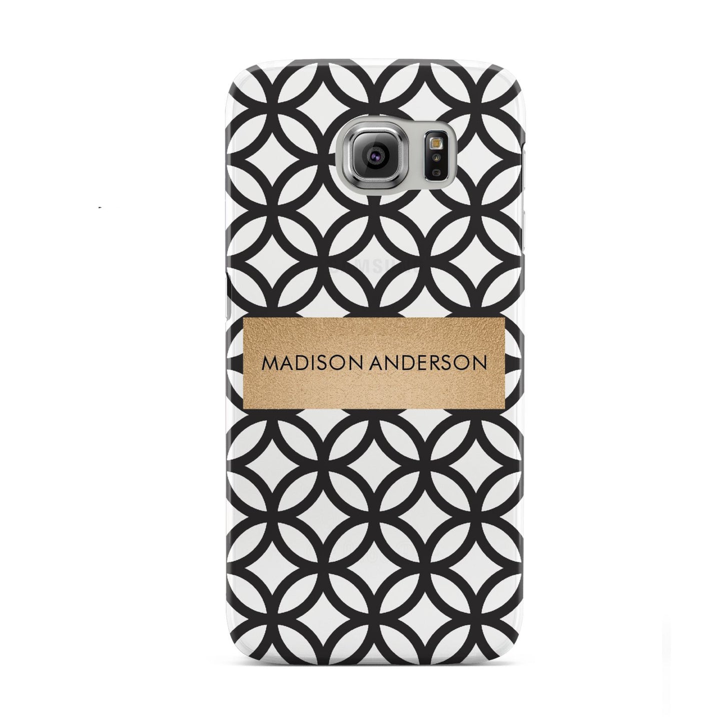 Personalised Geometric Name Or Initials Custom Samsung Galaxy S6 Case