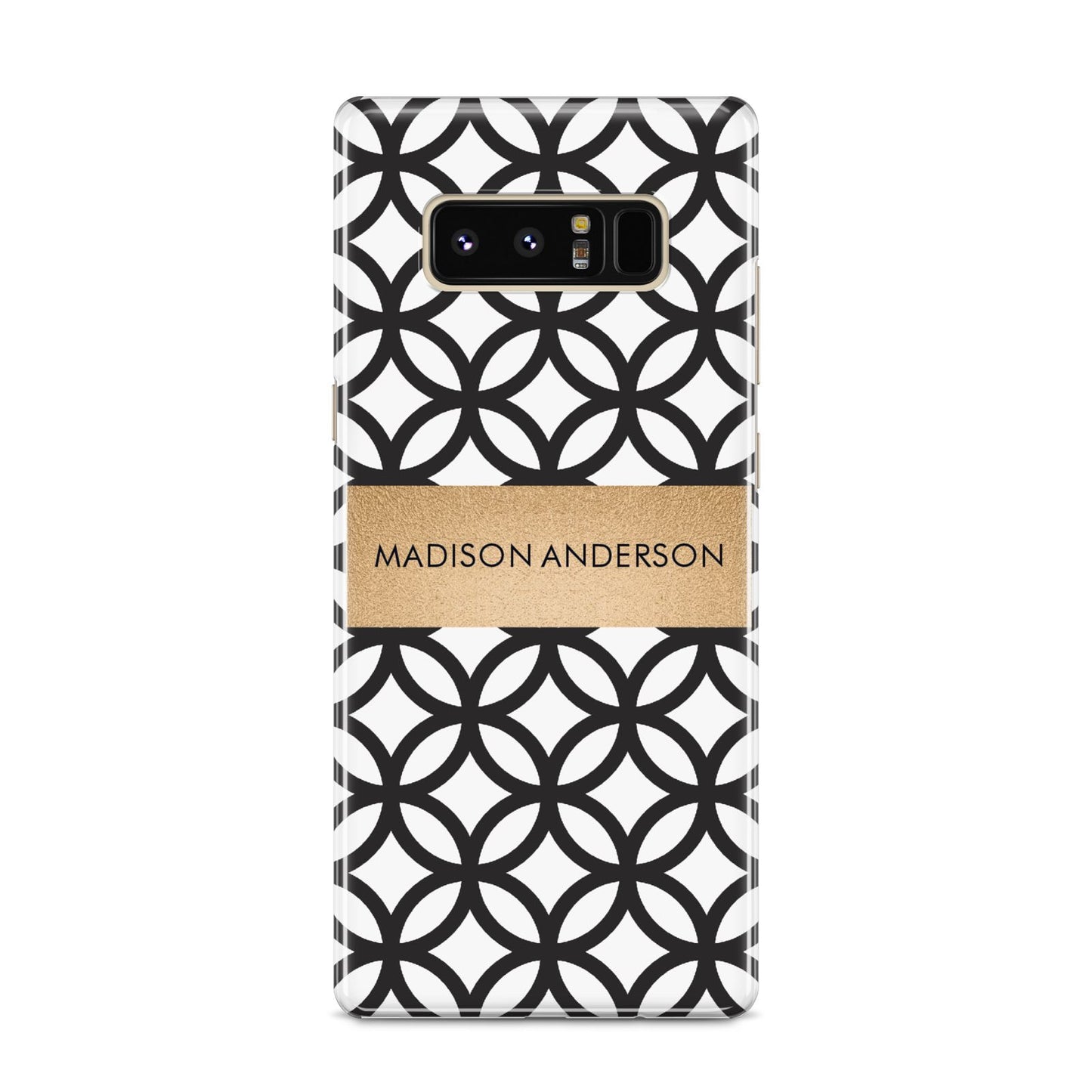 Personalised Geometric Name Or Initials Custom Samsung Galaxy S8 Case