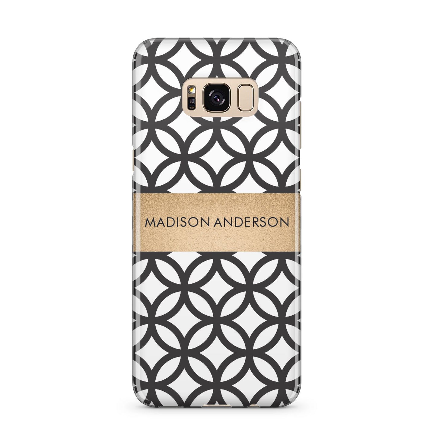 Personalised Geometric Name Or Initials Custom Samsung Galaxy S8 Plus Case