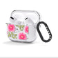 Personalised Gerbera Daisy AirPods Clear Case 3rd Gen Side Image