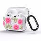 Personalised Gerbera Daisy AirPods Pro Clear Case Side Image