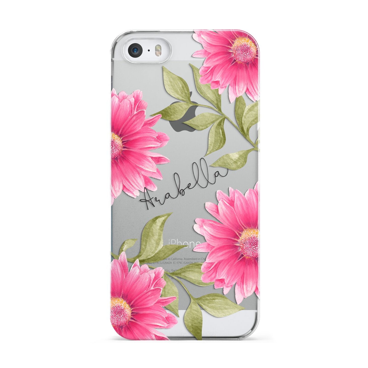 Personalised Gerbera Daisy Apple iPhone 5 Case