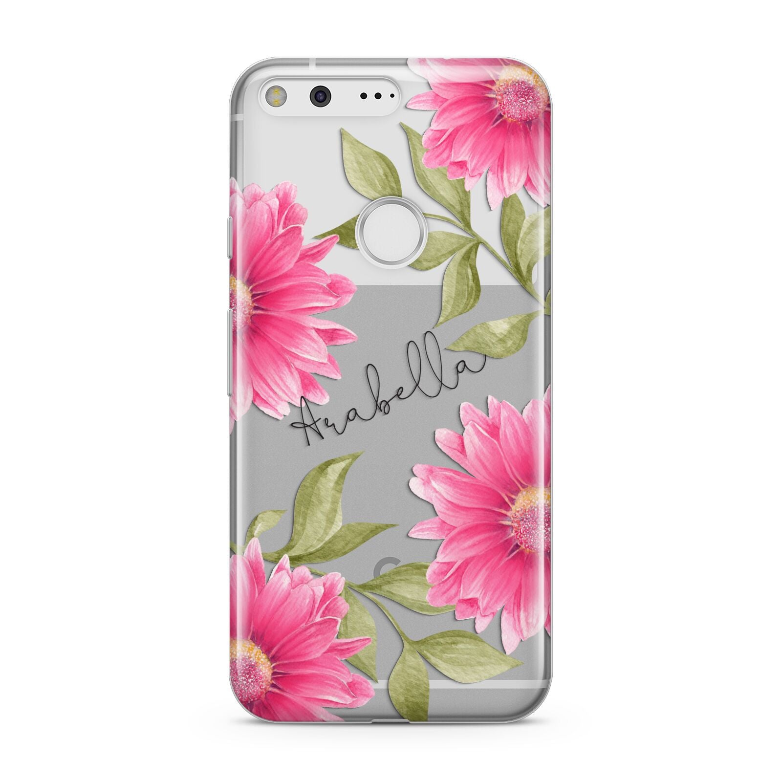 Personalised Gerbera Daisy Google Pixel Case