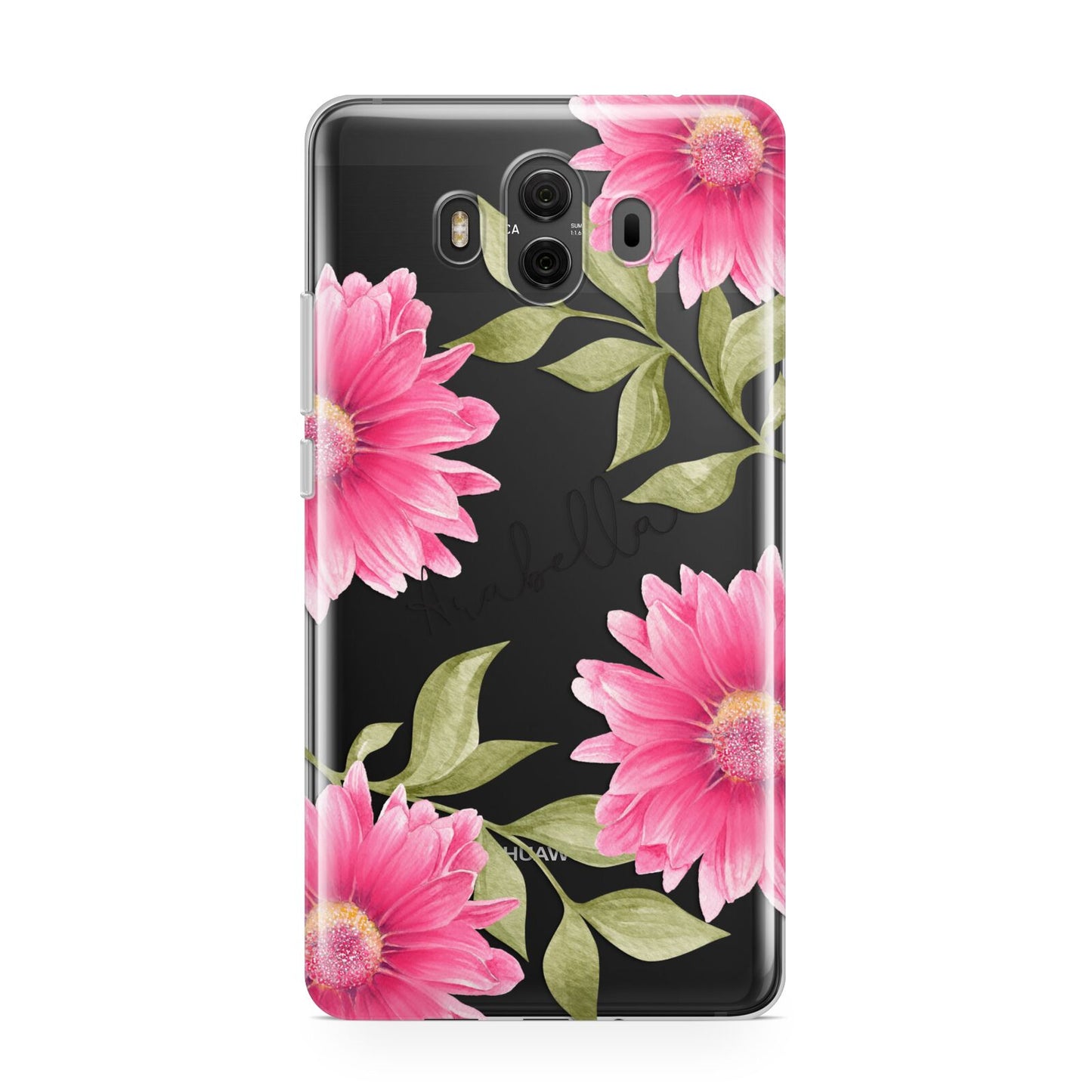 Personalised Gerbera Daisy Huawei Mate 10 Protective Phone Case