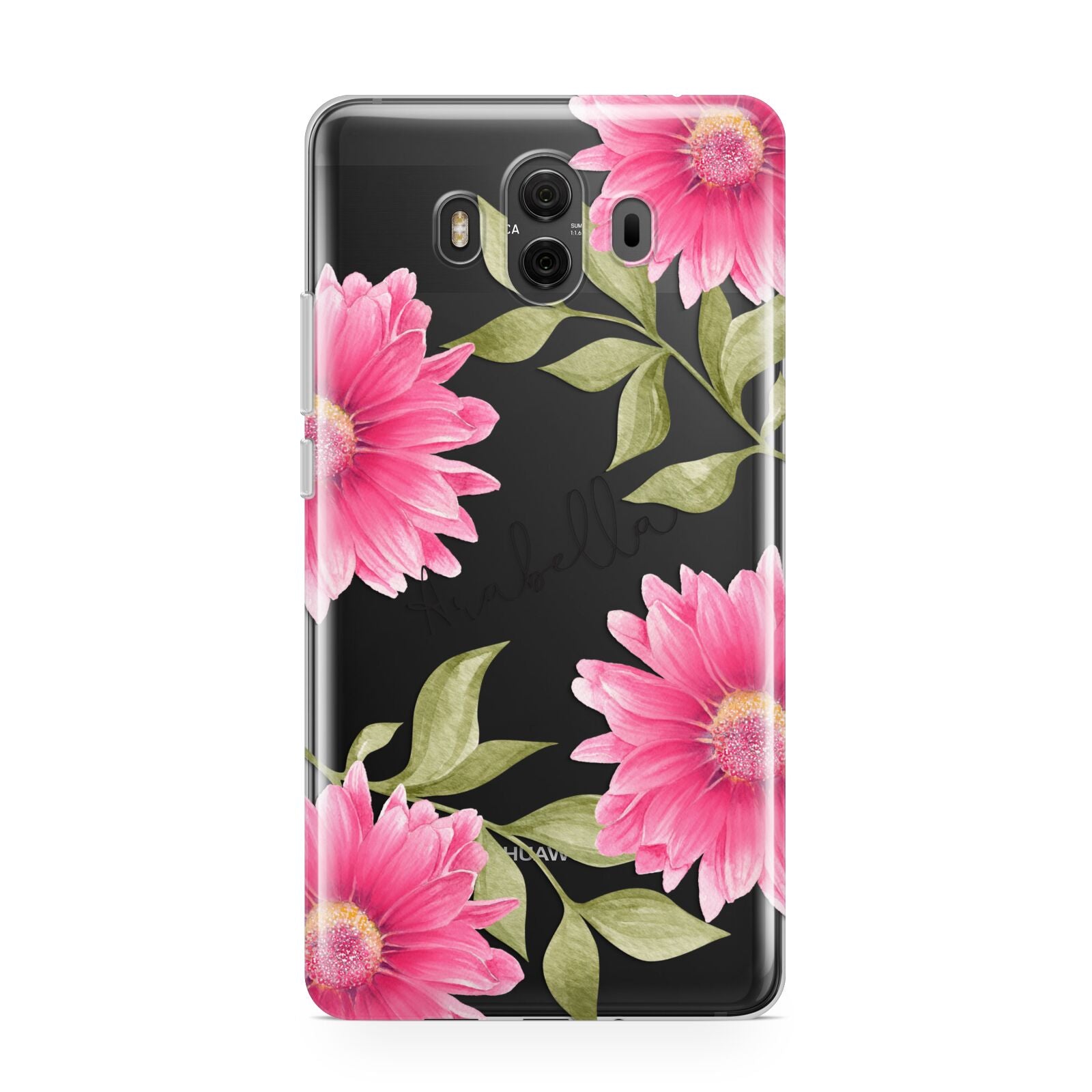 Personalised Gerbera Daisy Huawei Mate 10 Protective Phone Case