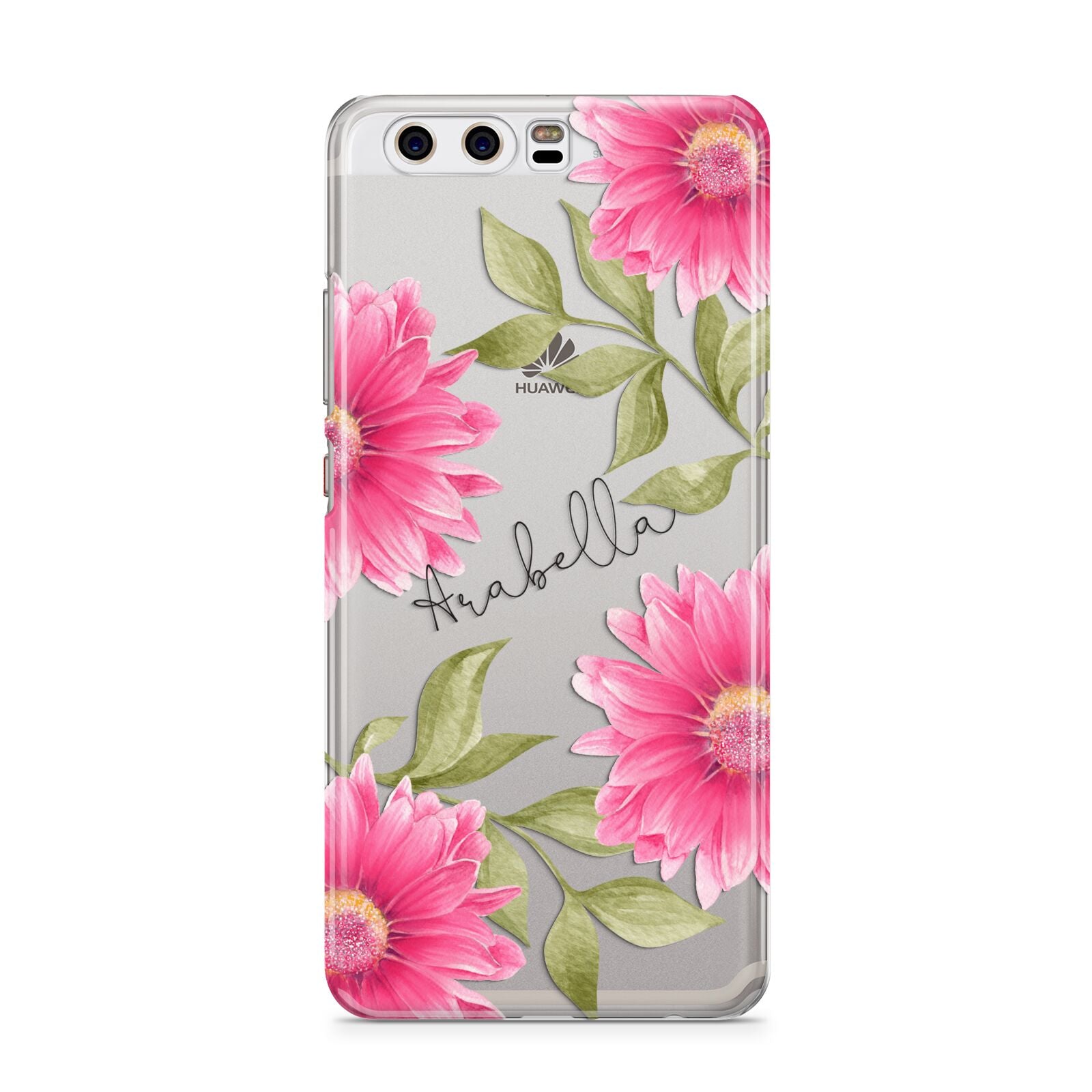 Personalised Gerbera Daisy Huawei P10 Phone Case