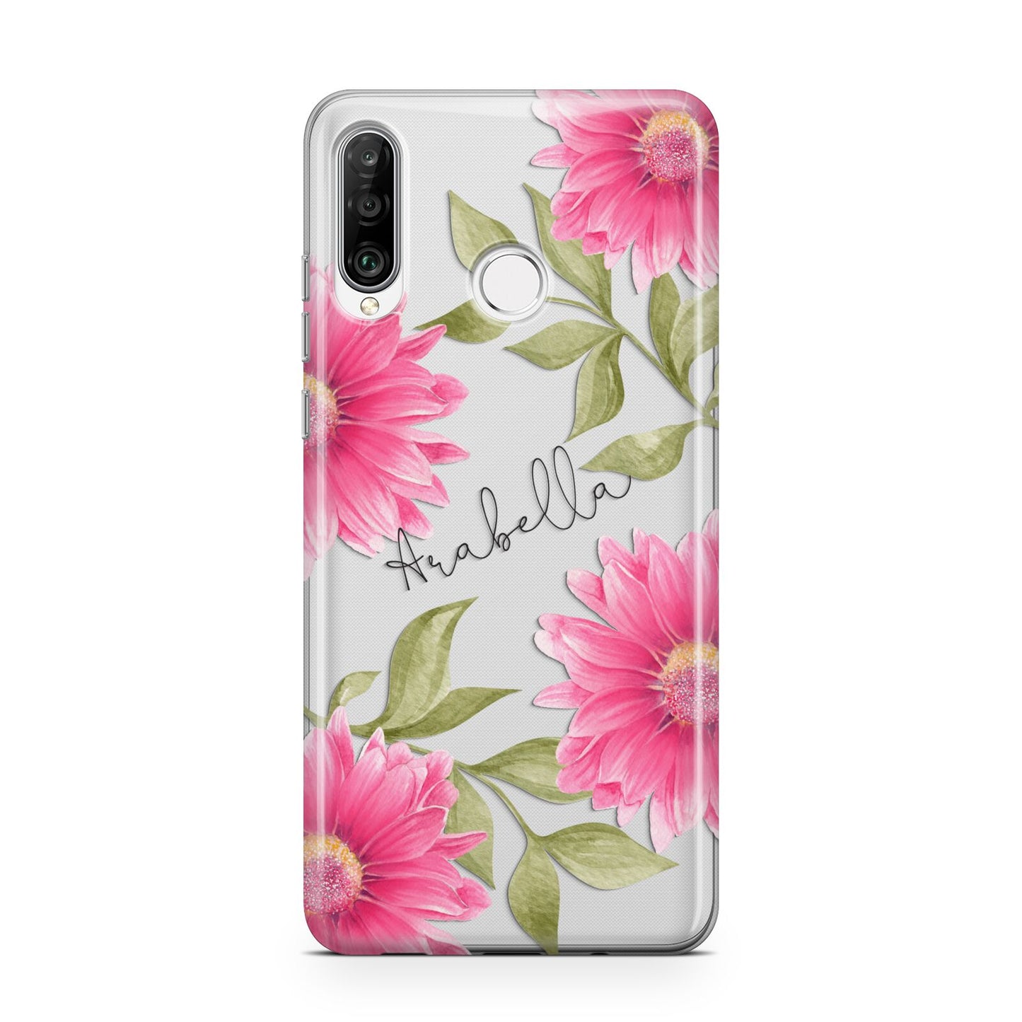 Personalised Gerbera Daisy Huawei P30 Lite Phone Case