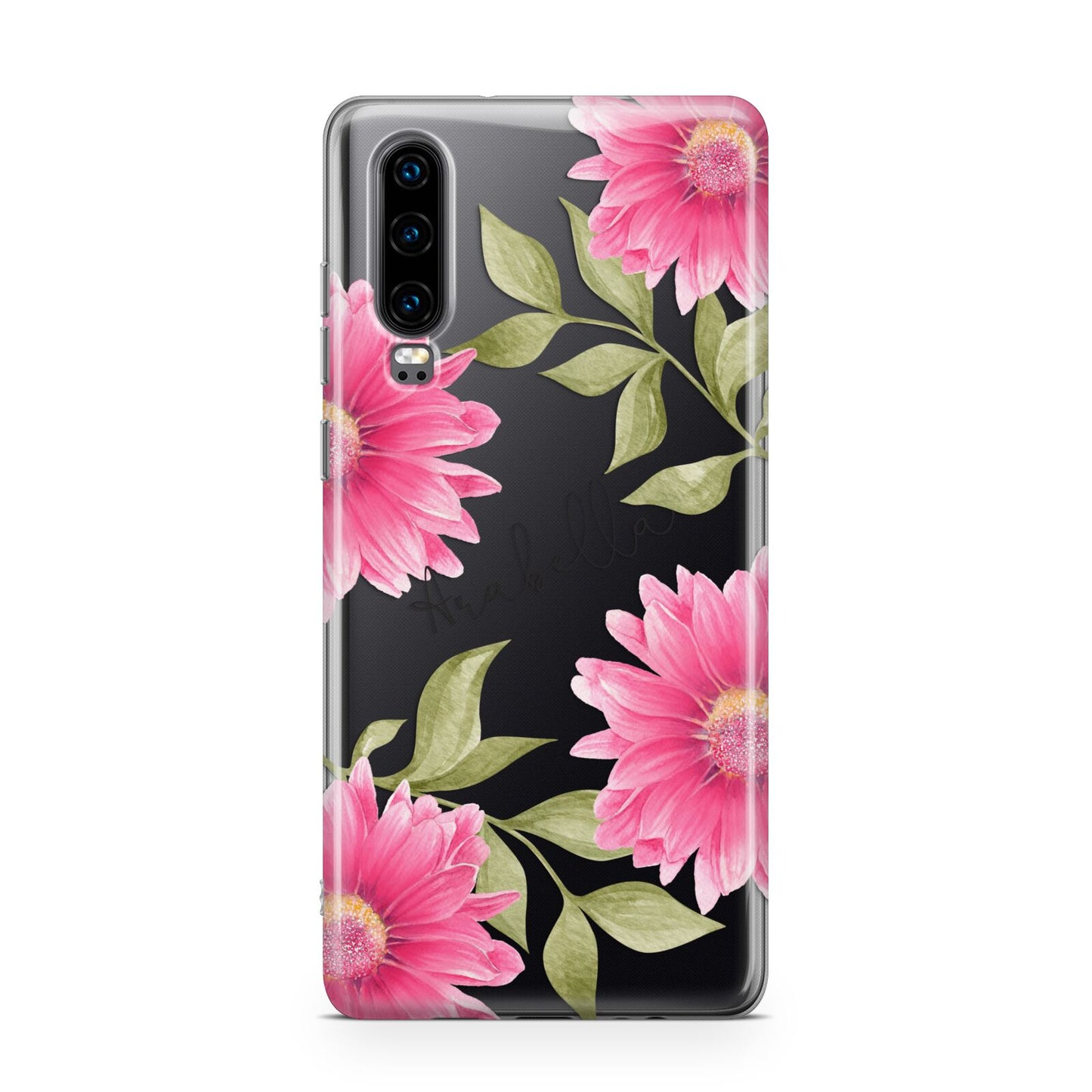 Personalised Gerbera Daisy Huawei P30 Phone Case