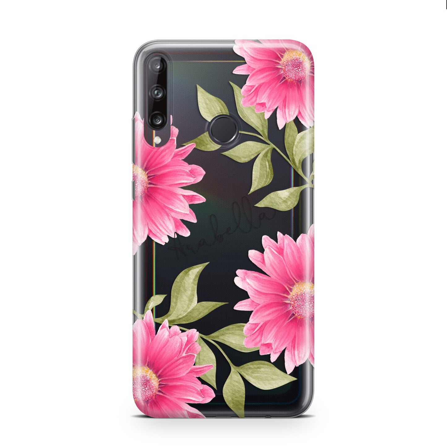 Personalised Gerbera Daisy Huawei P40 Lite E Phone Case