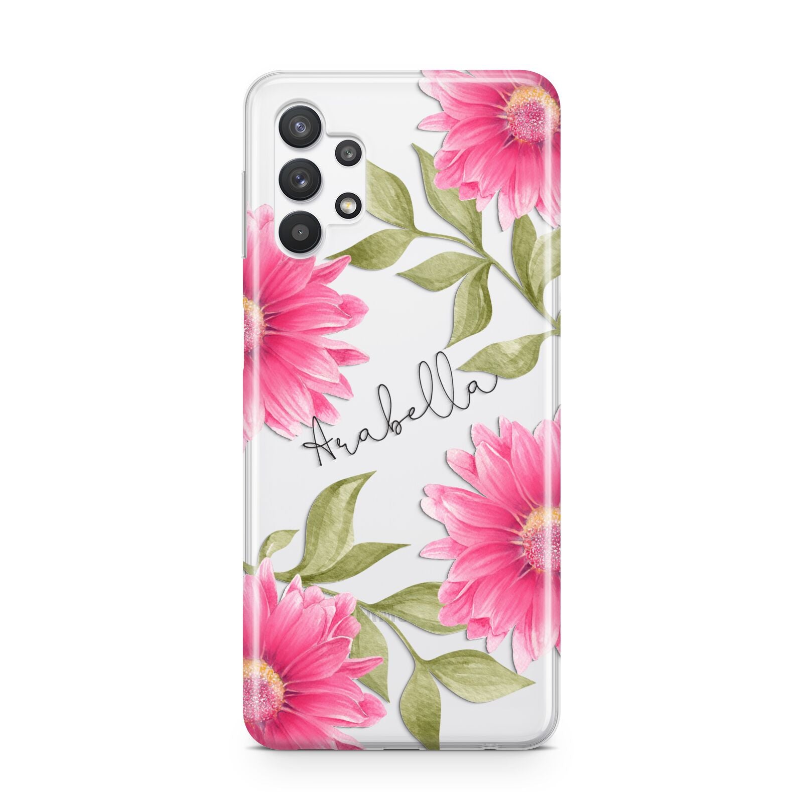 Personalised Gerbera Daisy Samsung A32 5G Case