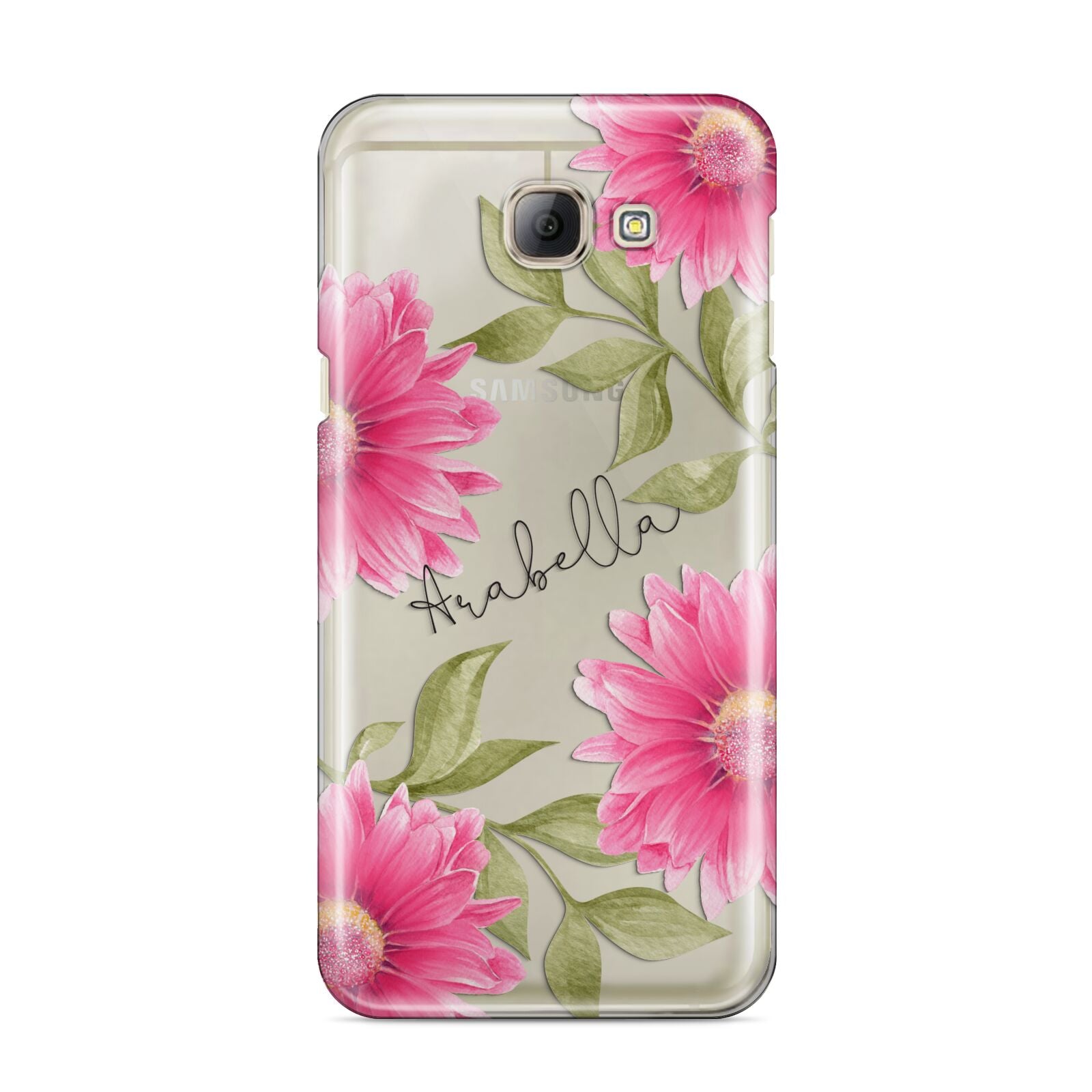 Personalised Gerbera Daisy Samsung Galaxy A8 2016 Case