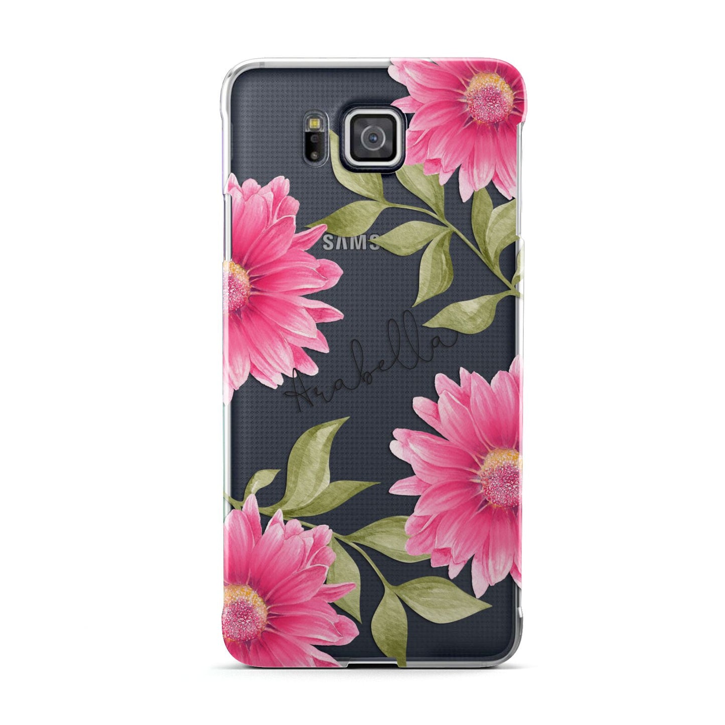 Personalised Gerbera Daisy Samsung Galaxy Alpha Case