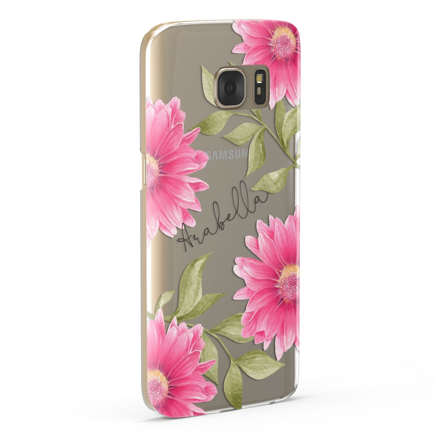 Personalised Gerbera Daisy Samsung Galaxy Case Fourty Five Degrees