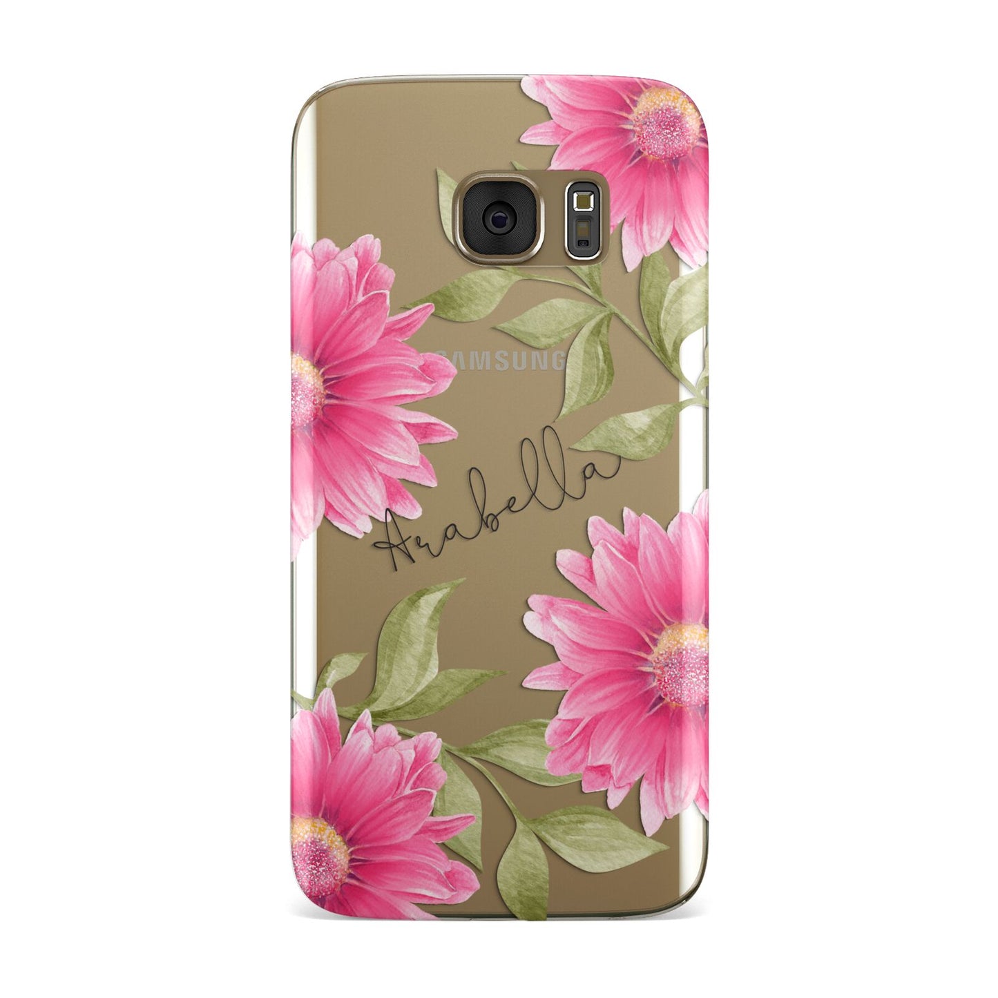 Personalised Gerbera Daisy Samsung Galaxy Case