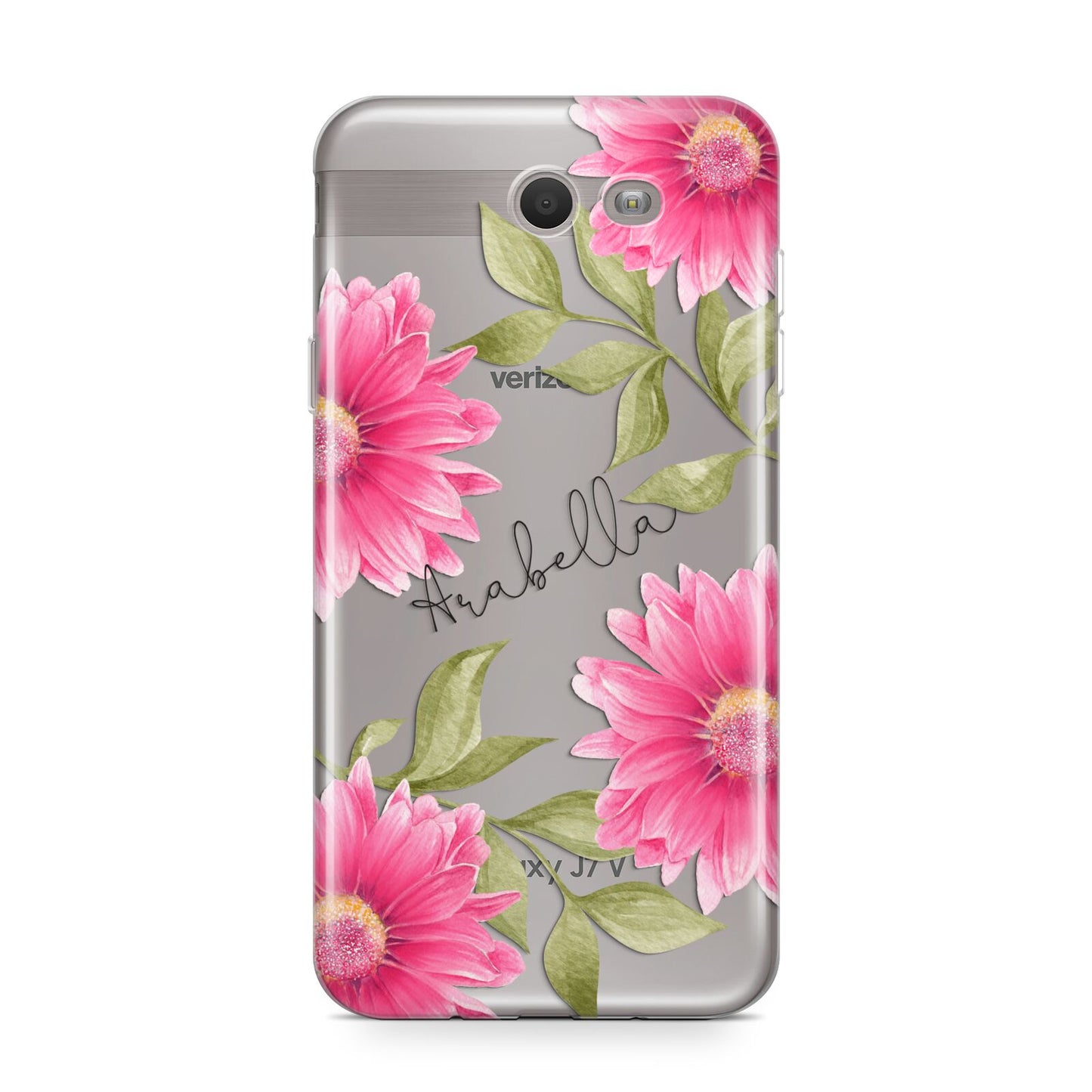 Personalised Gerbera Daisy Samsung Galaxy J7 2017 Case