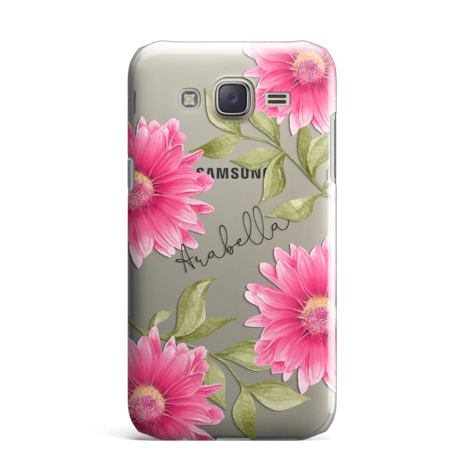 Personalised Gerbera Daisy Samsung Galaxy J7 Case