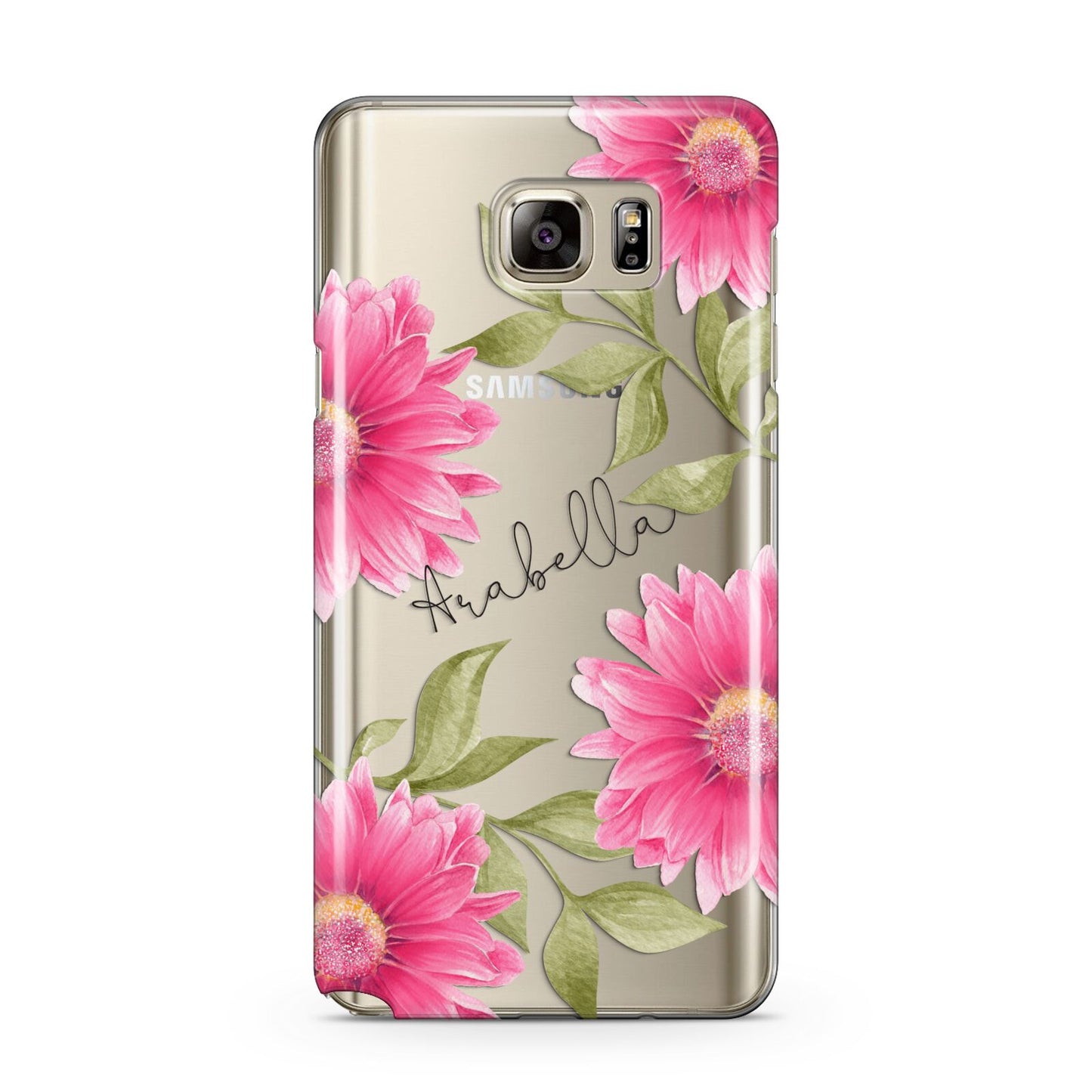 Personalised Gerbera Daisy Samsung Galaxy Note 5 Case