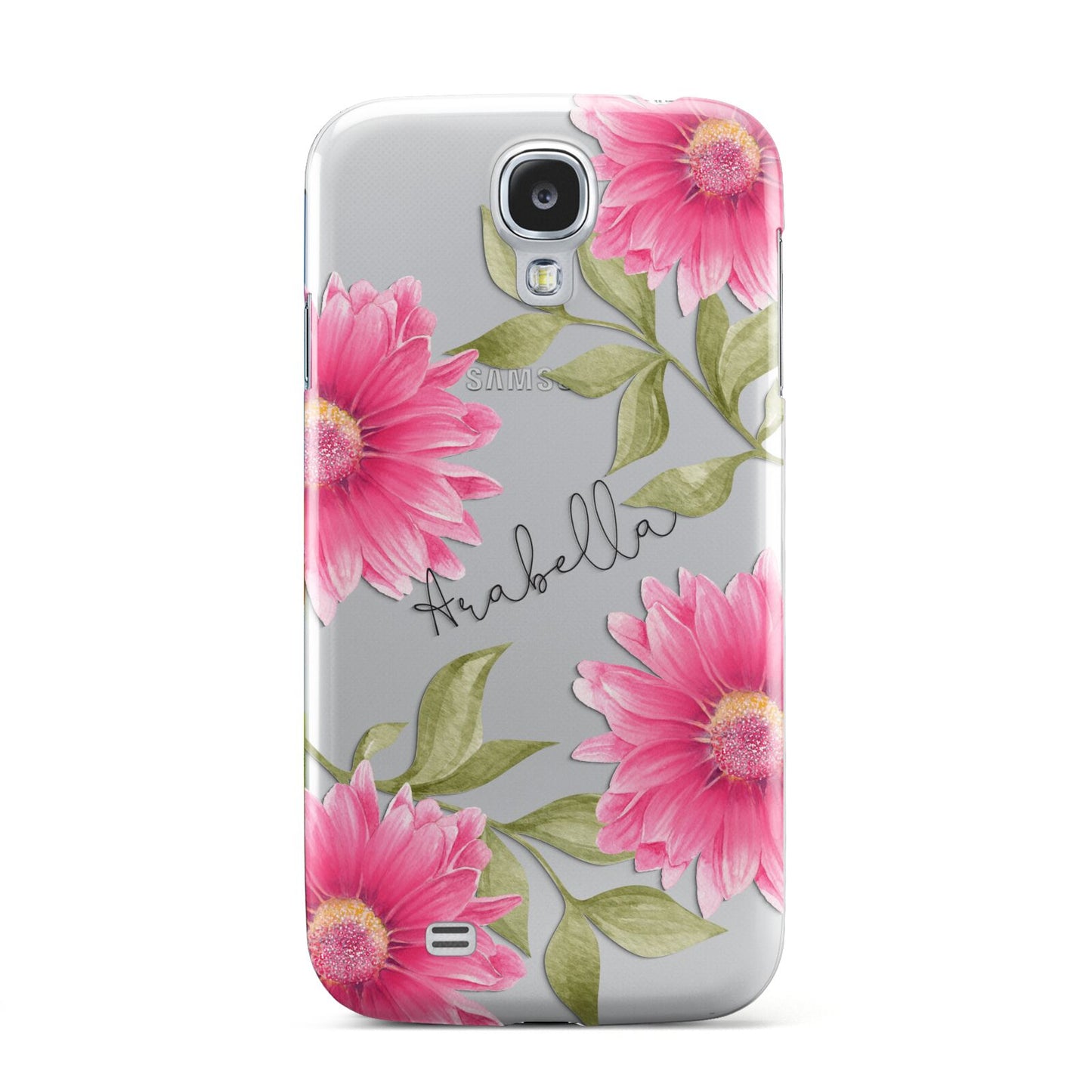 Personalised Gerbera Daisy Samsung Galaxy S4 Case