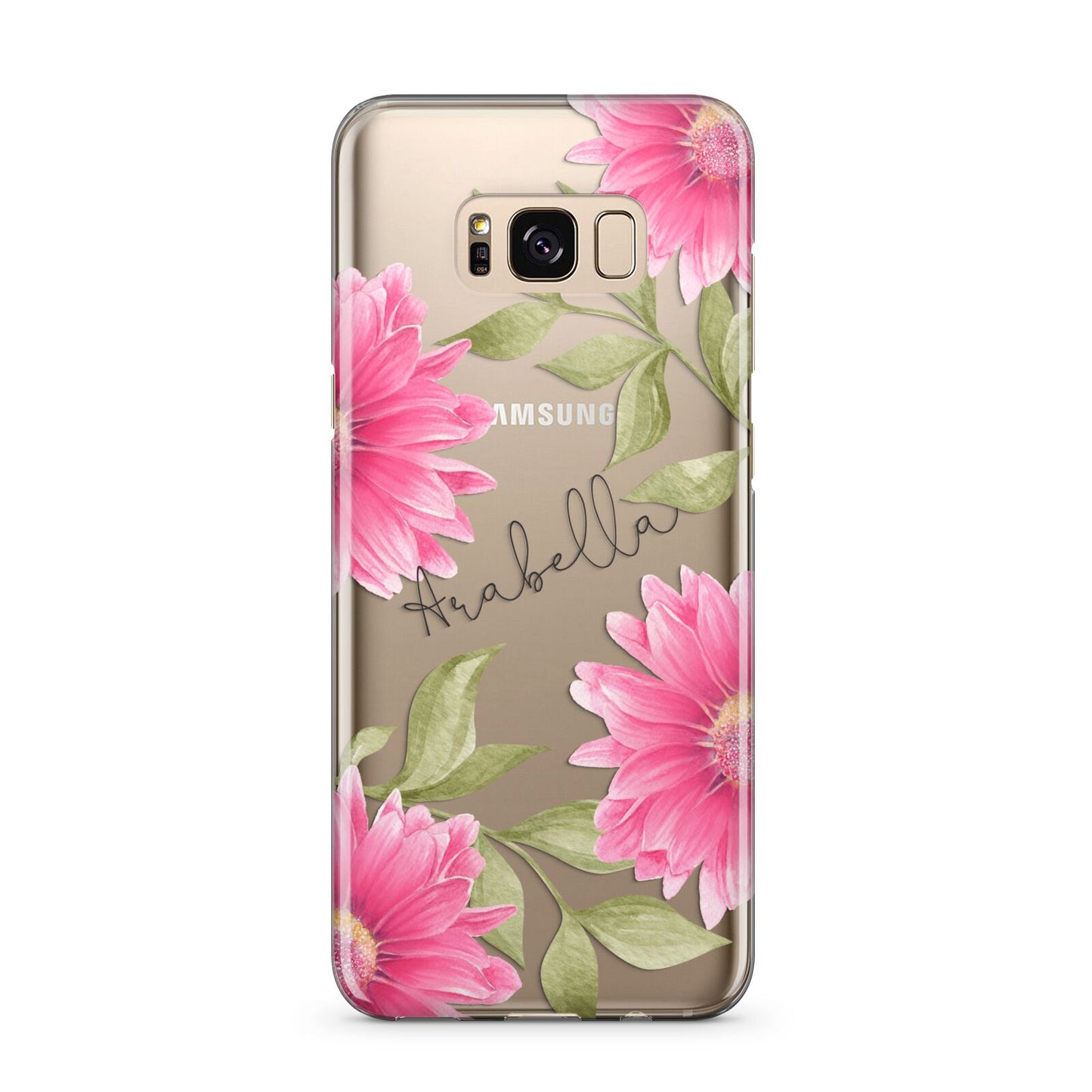 Personalised Gerbera Daisy Samsung Galaxy S8 Plus Case