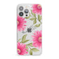 Personalised Gerbera Daisy iPhone 13 Pro Max Clear Bumper Case