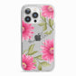 Personalised Gerbera Daisy iPhone 13 Pro TPU Impact Case with White Edges