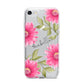 Personalised Gerbera Daisy iPhone 7 Bumper Case on Silver iPhone