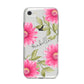 Personalised Gerbera Daisy iPhone 8 Bumper Case on Silver iPhone