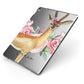 Personalised Gerenuk Apple iPad Case on Grey iPad Side View