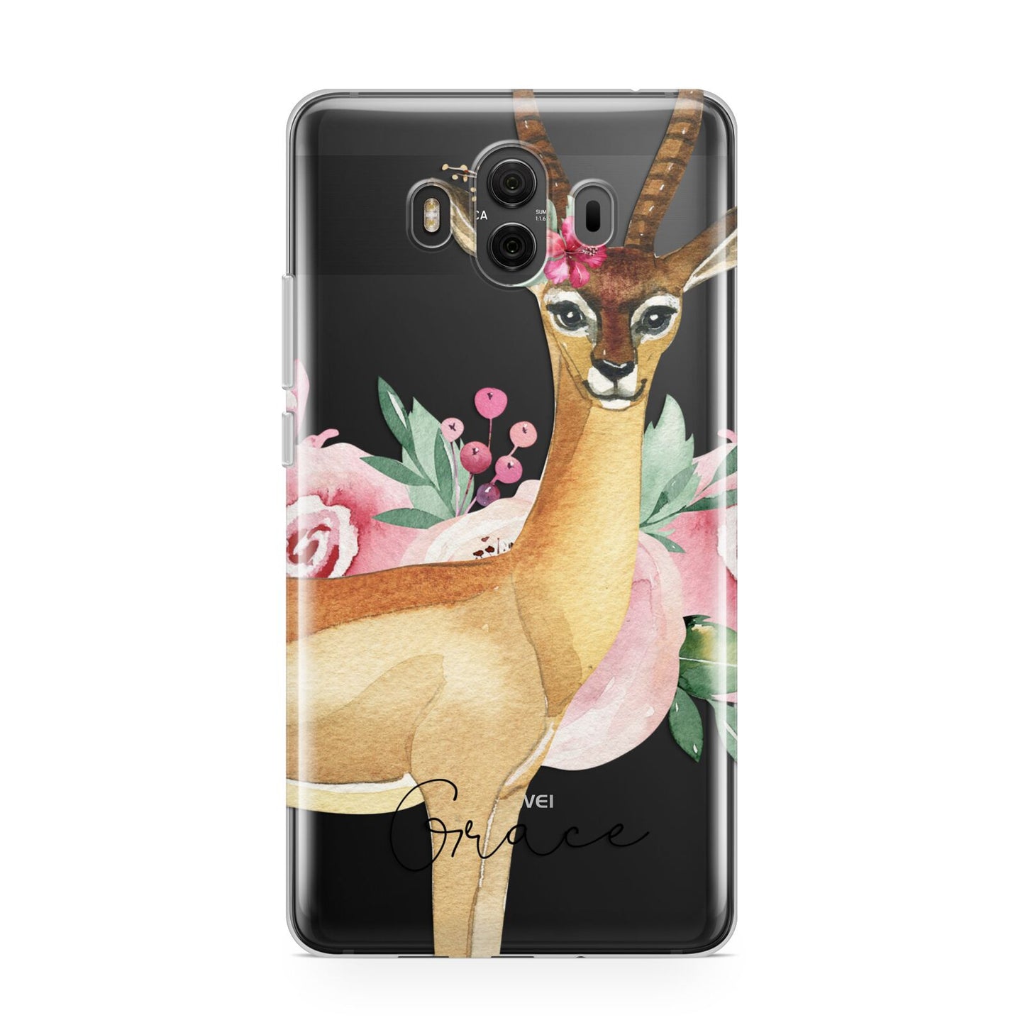 Personalised Gerenuk Huawei Mate 10 Protective Phone Case