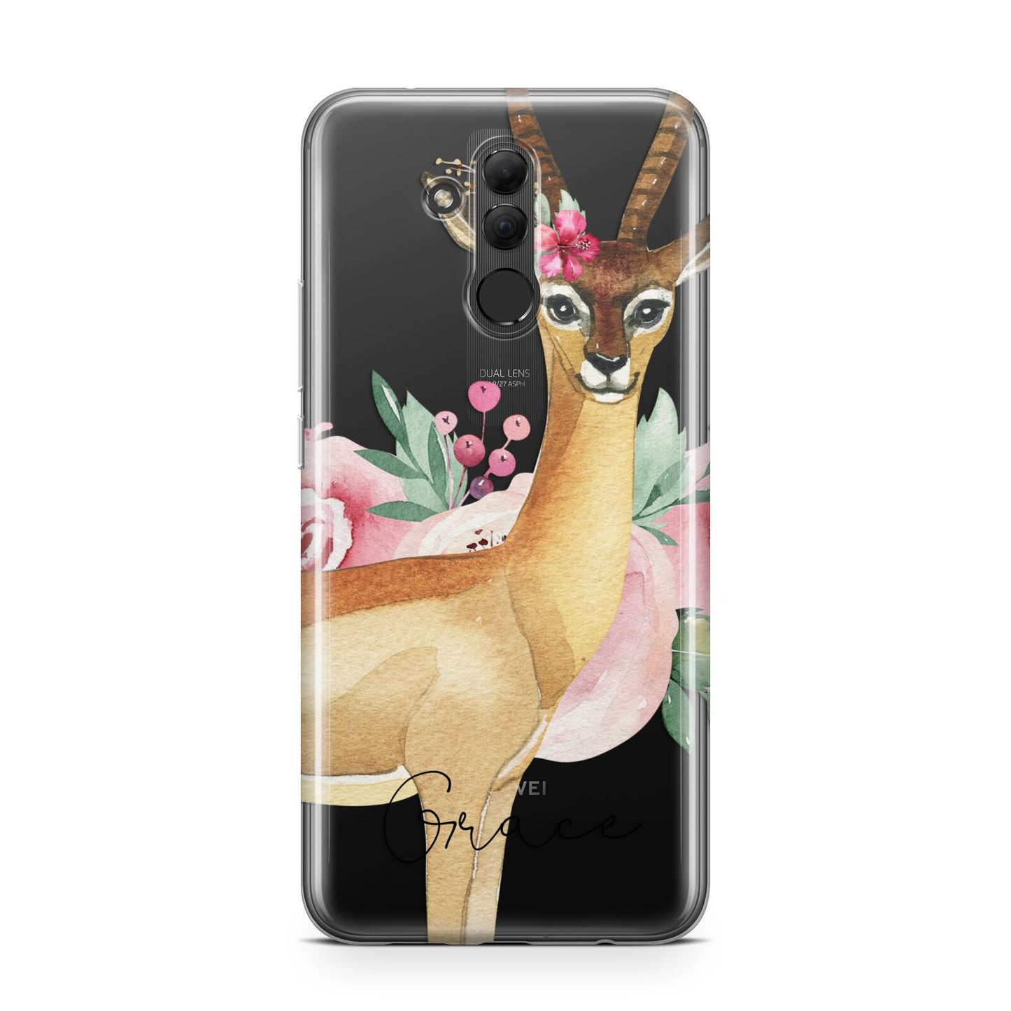 Personalised Gerenuk Huawei Mate 20 Lite