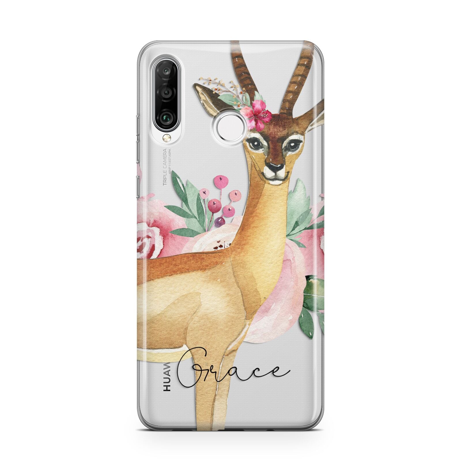 Personalised Gerenuk Huawei P30 Lite Phone Case