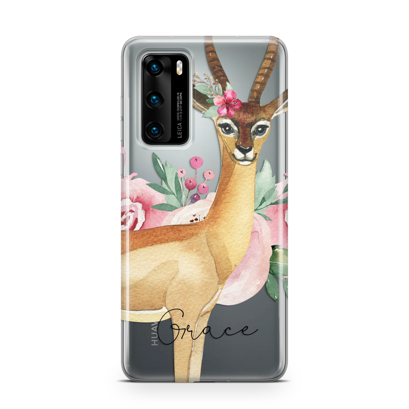 Personalised Gerenuk Huawei P40 Phone Case