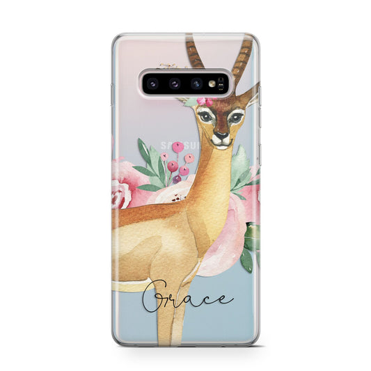 Personalised Gerenuk Protective Samsung Galaxy Case